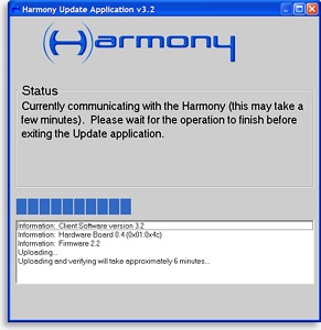 Harmony SST-659 Screen Capture.