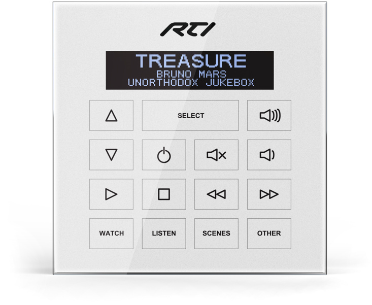 RTI WK2 Water-Resistant In-Wall Keypad