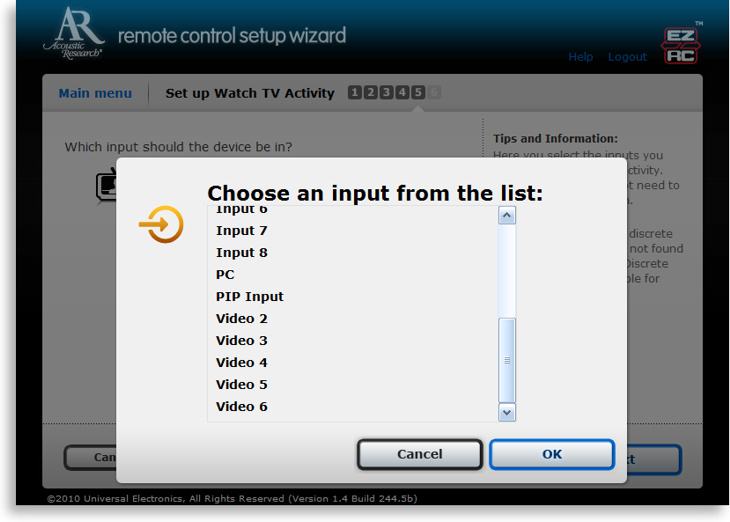 Acoustic Research Xsight Touch Wizard