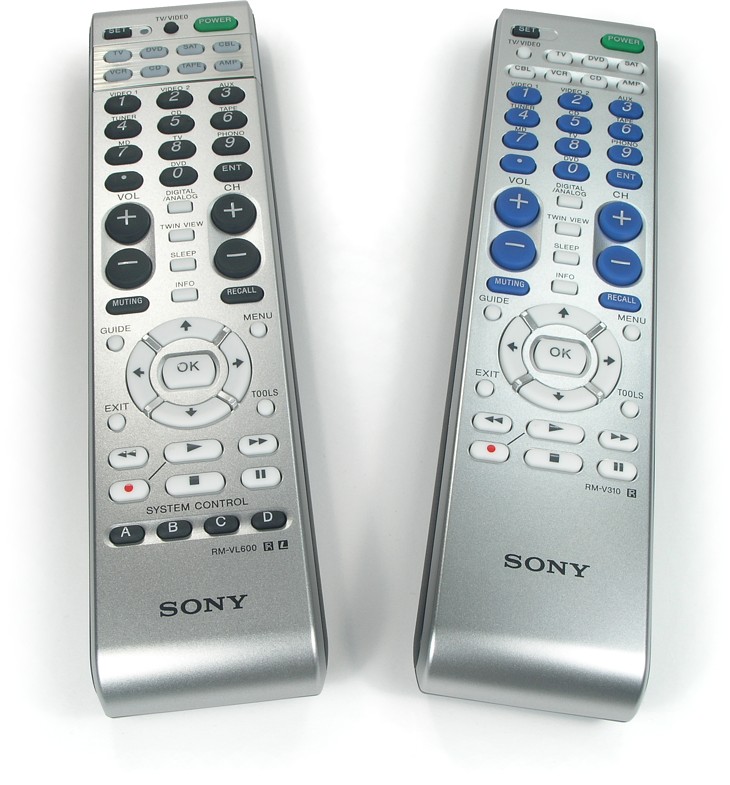 Sony RM-VL600 & RM-V310 Remote Controls