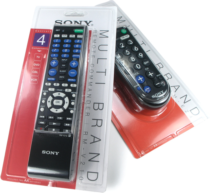 Sony RM-V210 & RM-EZ4 Remote Controls